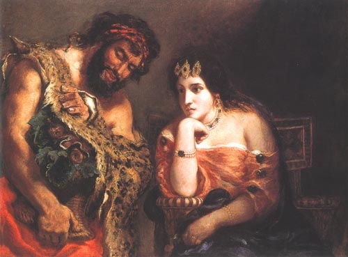 Kleopatra und der Bauer from Ferdinand Victor Eugène Delacroix