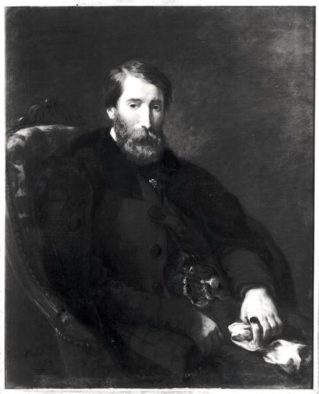 Portrait of Alfred Bruyas (1821-77) from Ferdinand Victor Eugène Delacroix