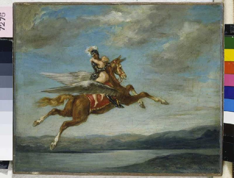 Roger und Angélique from Ferdinand Victor Eugène Delacroix