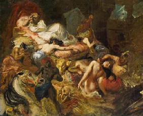 Study for The Death of Sardanapalus