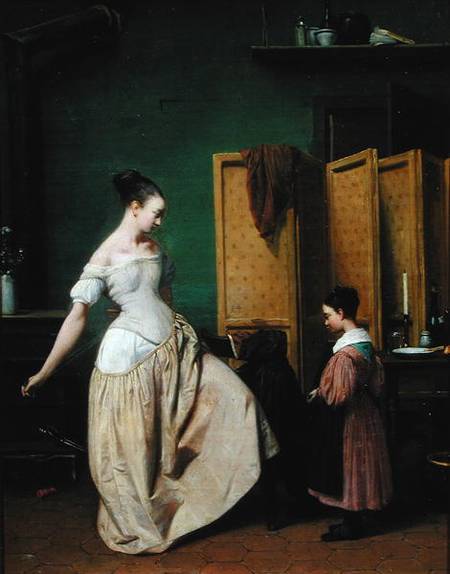 Woman at her Toilet from Ferdinand Wachsmuth