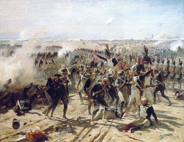 The Battle of Essling from Fernand Cormon