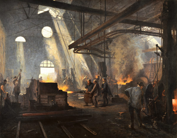 A Forge from Fernand Cormon