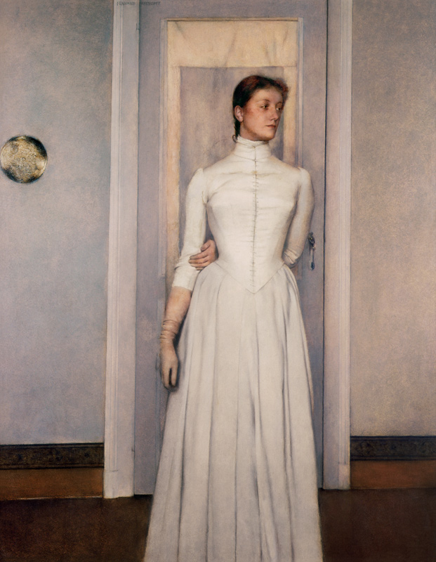 Portrait of the artist's sister from Fernand Khnopff