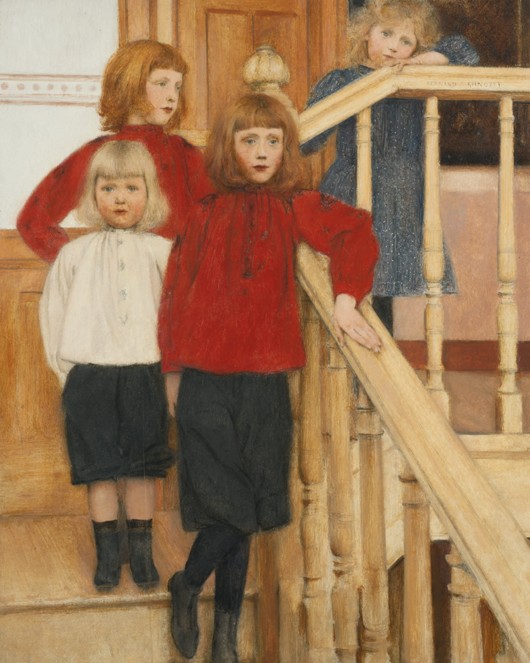 The Children of Monsieur Nève from Fernand Khnopff
