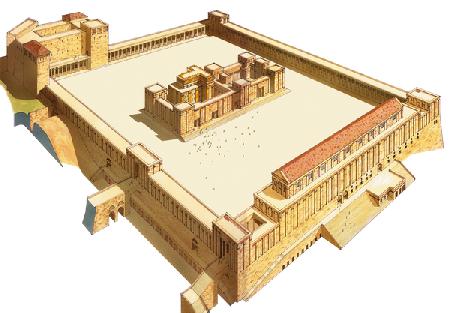 Temple in Jerusalem. Herods Temple