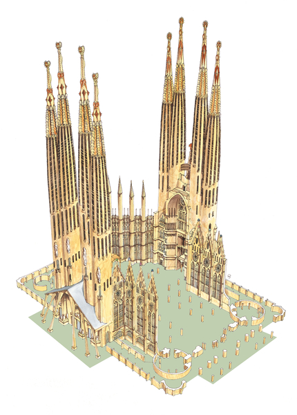 The Holy Family, Antonio Gaudi. Barcelona, Spain from Fernando Aznar Cenamor