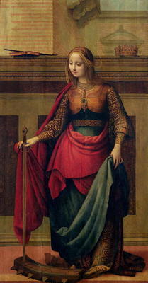 St. Catherine of Alexandria (oil on panel) from Fernando Yanez de Almedina
