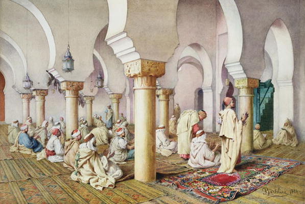 At Prayer in the Mosque, 1884 from Filipo or Frederico Bartolini