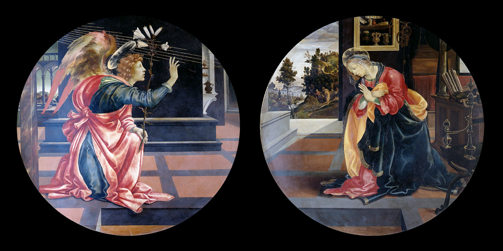 The Annunciation from Filippino Lippi