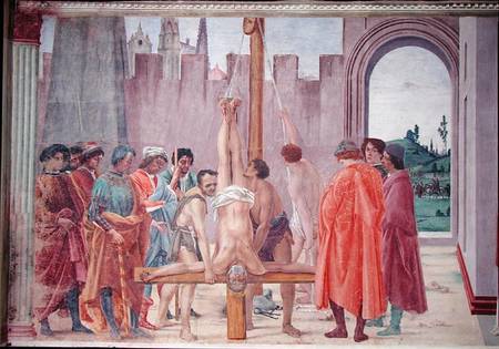 The Crucifixion of St. Peter from Filippino Lippi