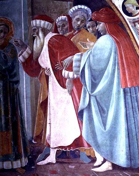 SS. Stephen and Margaret, a detail from the tabernacle of the Canto al Mercatale from Filippino Lippi