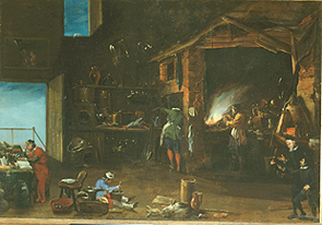 Werkstatt des Alchimisten. from Filippo Napoletano