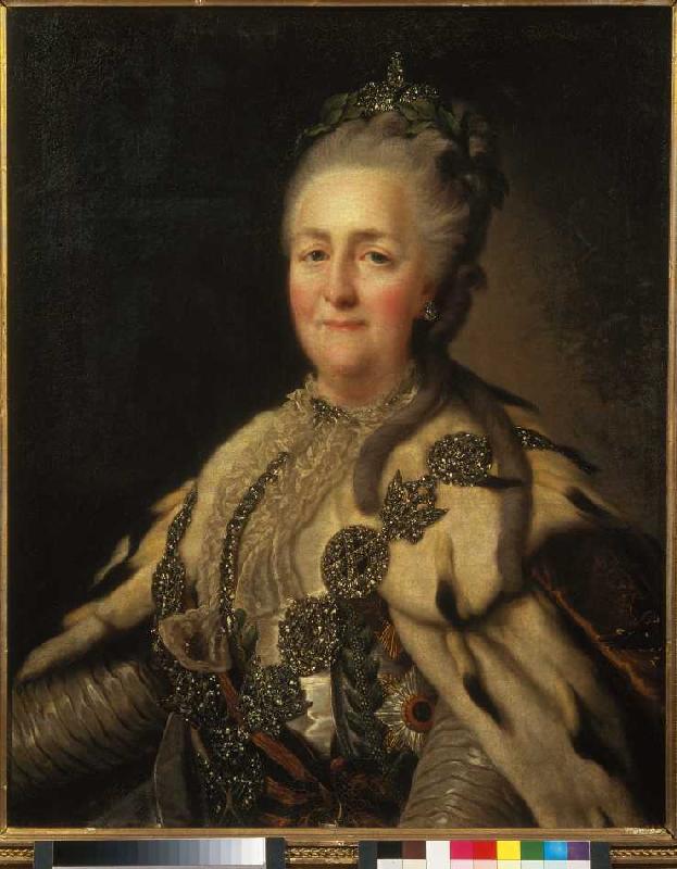 Bildnis der Zarin Katharina II. from Fjodor Stepanowitsch Rokotov