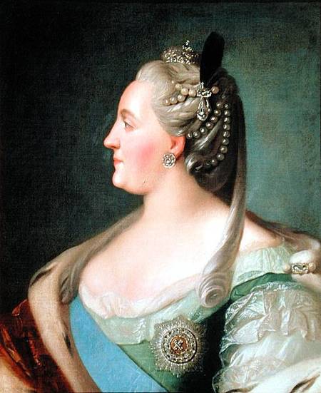 Portrait of Empress Catherine II the Great (1729-96) from Fjodor Stepanowitsch Rokotov