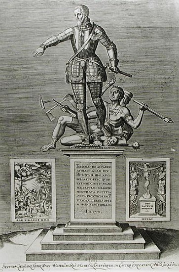 Portrait Glorifying Ferdinand Alvarez of Toledo (1508-82) Duke of Alba from Flemish School