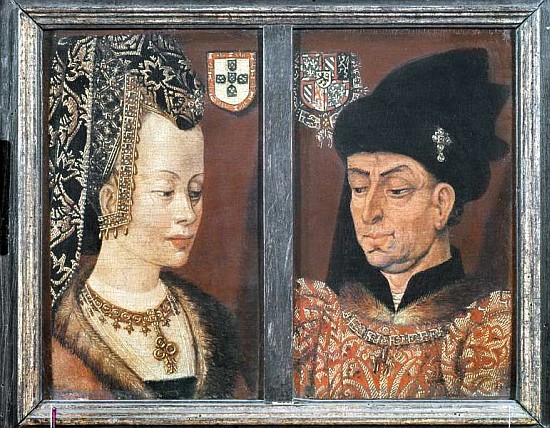 Portrait of Philip The Good, Duke of Burgundy, and his third wife Isabel of Portugal from Flemish School