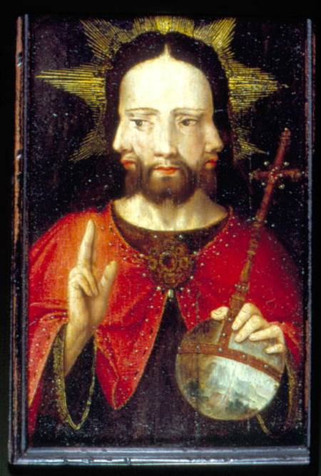 Trinitarian Christ from Flemish School