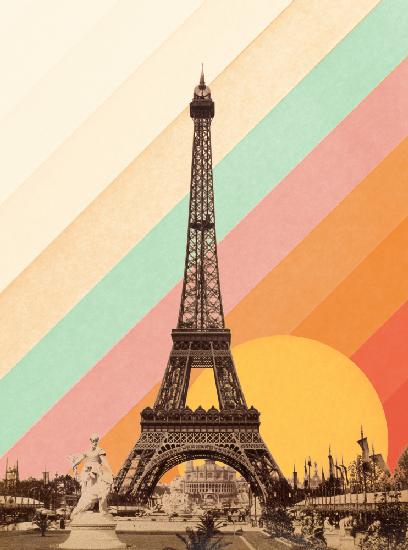 Eiffelturm-Regenbogen