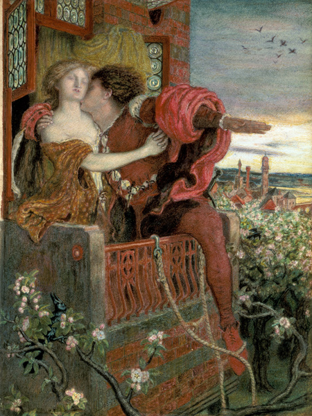 Romeo und Julia. from Ford Madox Brown