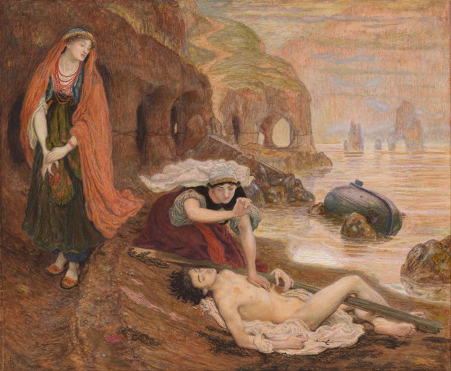 The finding of Don Juan by Haidée from Ford Madox Brown