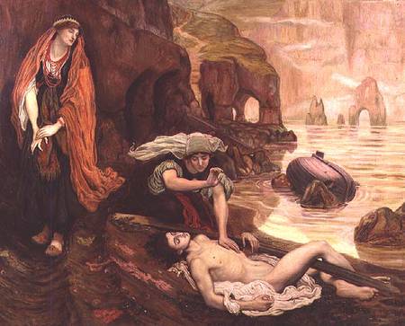The Finding of Don Juan by Haidee from Ford Madox Brown