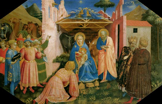 Die Anbetung der Könige Predella des Altars Verkündigung Mariae from Fra Beato Angelico