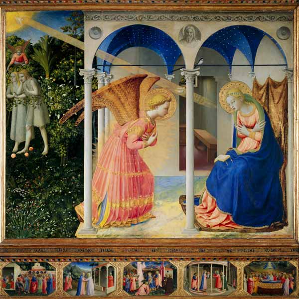 Die Verkündigung Mariae from Fra Beato Angelico