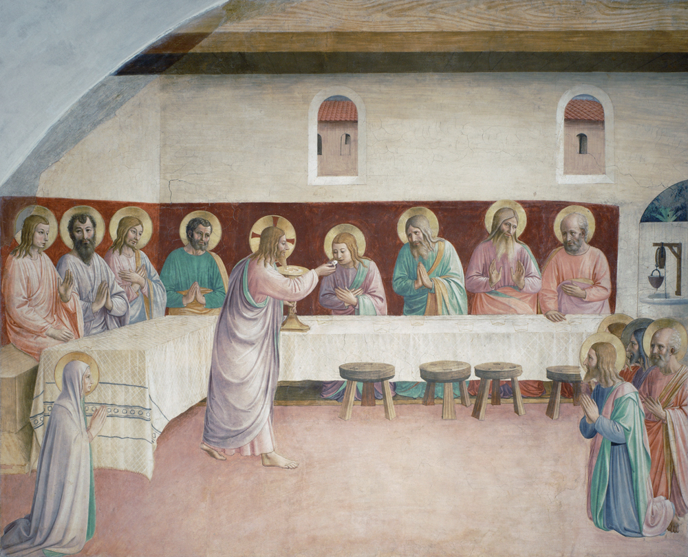 The Holy Communion and the Last Supper from Fra Beato Angelico