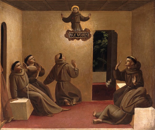 Apparition of Saint Francis at Arles (Scenes from the life of Saint Francis of Assisi) from Fra Beato Angelico