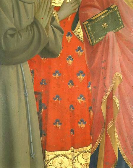 Detail from the Annalena Altarpiece (tempera and gold leaf on panel) (detail of 43957) from Fra Beato Angelico