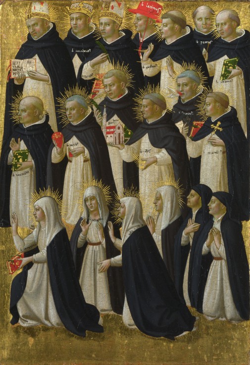 The Dominican Blessed (Panel from Fiesole San Domenico Altarpiece) from Fra Beato Angelico