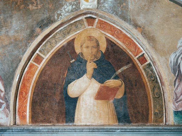 St. Peter Martyr asking for Silence (fresco) from Fra Beato Angelico