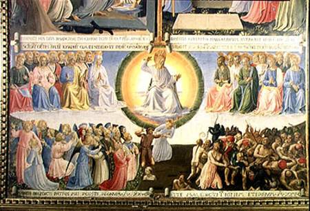 The Last Judgement, detail from panel four of the Silver Treasury of Santissima Annunziata from Fra Beato Angelico