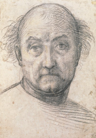 Kopfstudie eines Mannes (wahrscheinlich Selbstbildnis) from Fra Bartolomeo