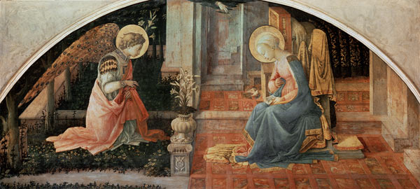 The Annunciation from Fra Filippo Lippi