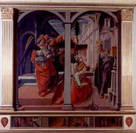 Annunciation from Fra Filippo Lippi