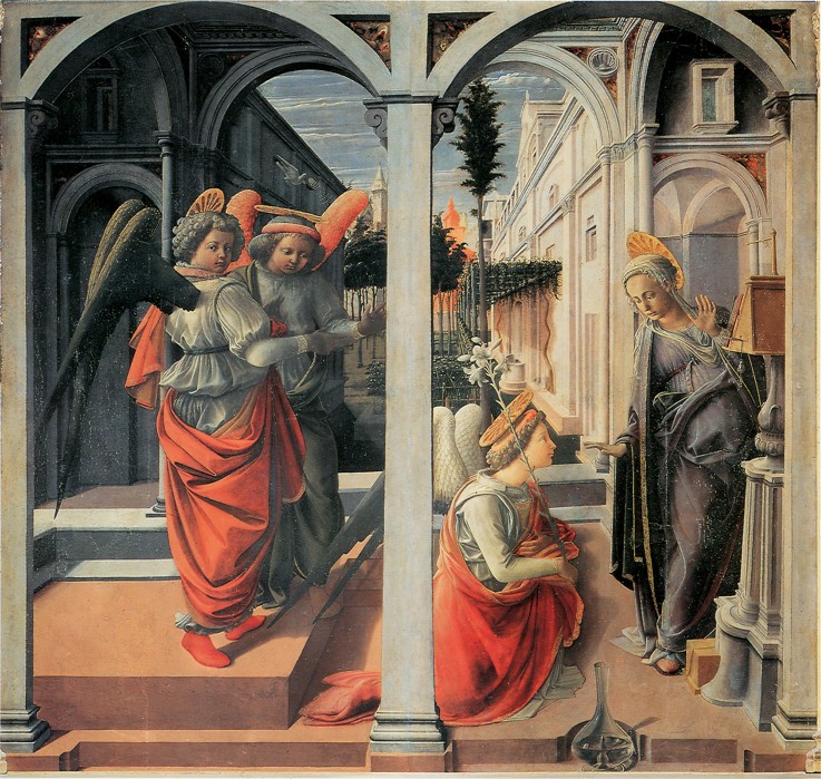 The Annunciation from Fra Filippo Lippi