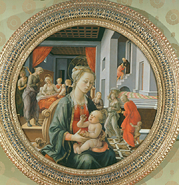 Madonna mit dem Kind und Szenen aus dem Leben der Hl. Jungfrau. from Fra Filippo Lippi