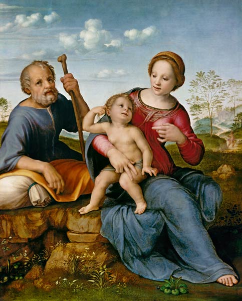 Die hl. Familie from Francesco di Cristofano