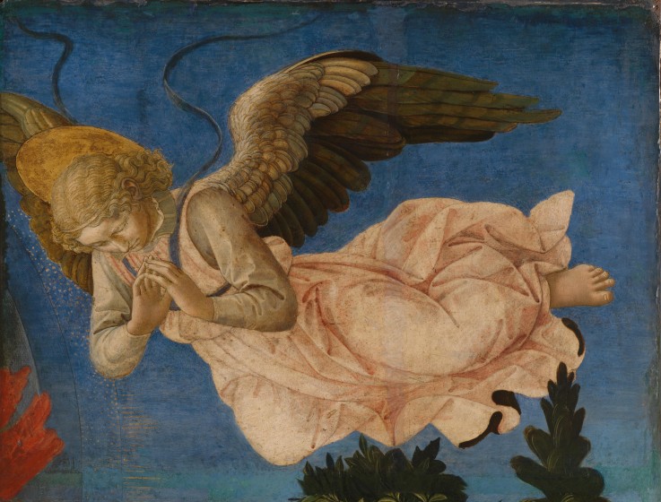 Angel (Panel of the Pistoia Santa Trinità Altarpiece) from Francesco di Stefano Pesellino