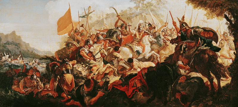 The Battle of the Granicus in May 334 BC from Francesco Fontebasso