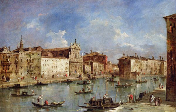 The Grand Canal (oil on canvas) from Francesco Guardi