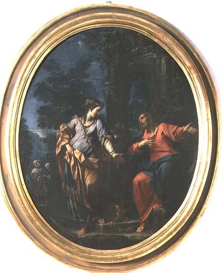 Christ and the Woman of Samaria from Francesco Monti