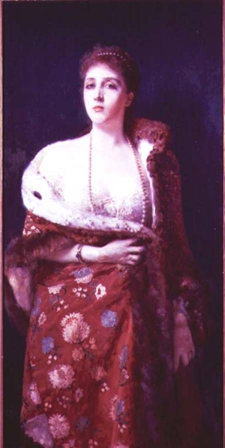 Portrait of the Duchess of Fondi from Francesco Paolo Michetti