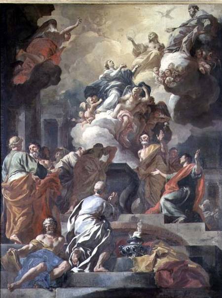The Assumption of the Virgin from Francesco Solimena