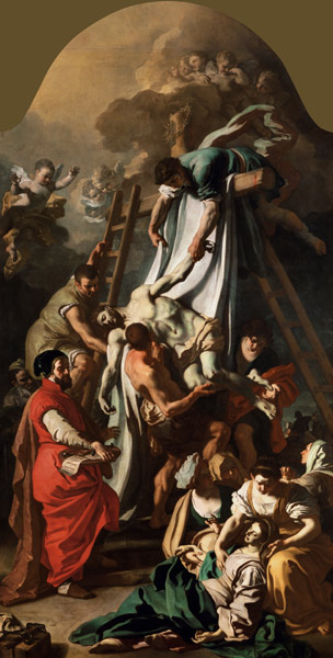The Descent from the Cross from Francesco Solimena