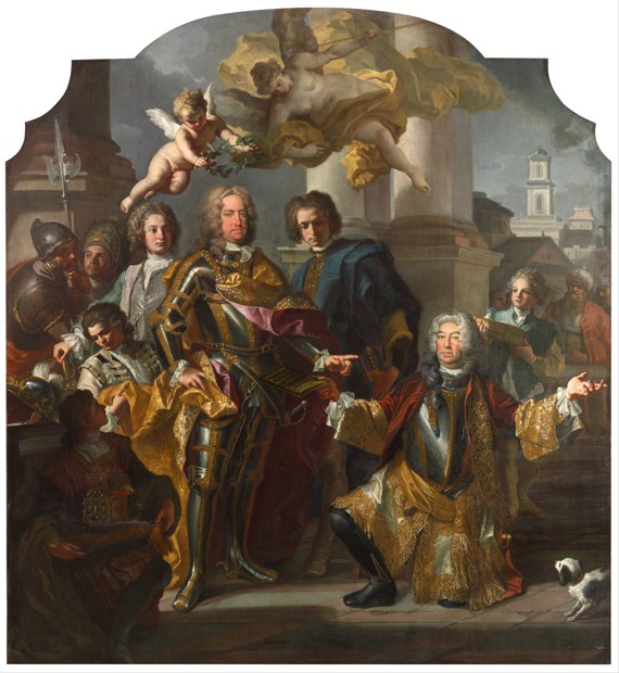 Emperor Charles VI and Count Gundacker von Althan from Francesco Solimena