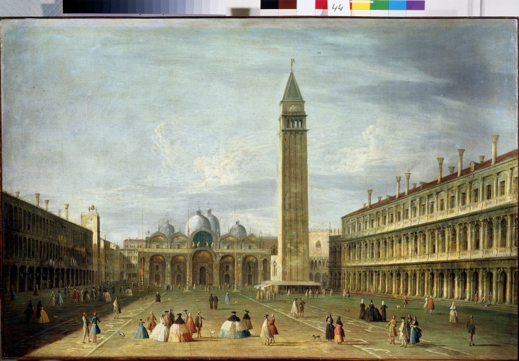 The St Mark's Square in Venice from Francesco Tironi