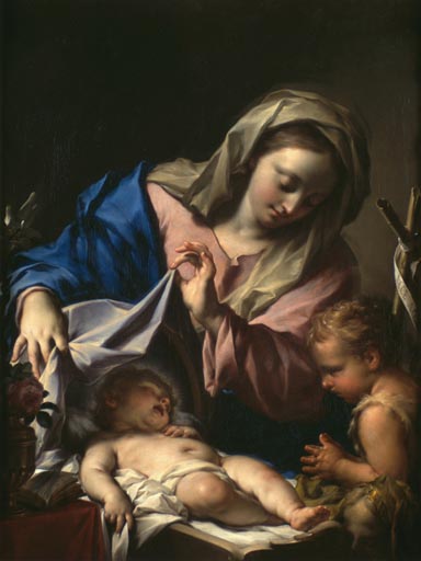 Maria mit dem Kinde und dem kleinen Johannes from Francesco Trevisani